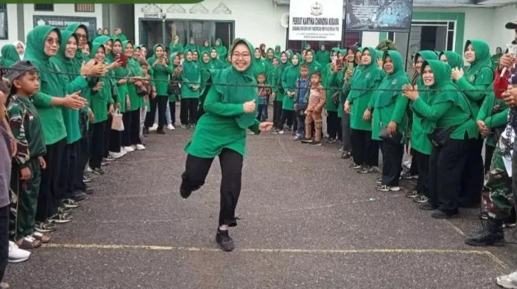 Semarak HUT Persit, Kodim 0417/Kerinci Gelar Lomba Tradisional