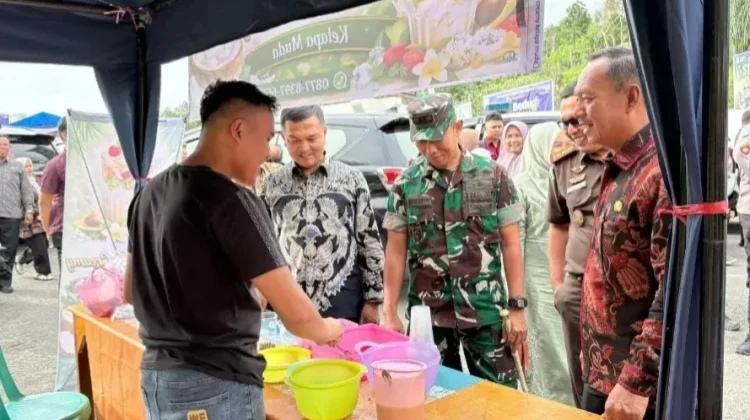 Dandim Kerinci Hadiri Pembukaan Pasar Ramadhan Bukit Tengah