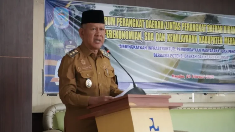 Wabup A. Khafidh Buka Forum Perangkat Daerah Bidang Infrastruktur