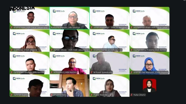 LPM IAIN Kerinci Ambil Bagian dalam Mentoring SPMI PTKIN Se-Indonesia