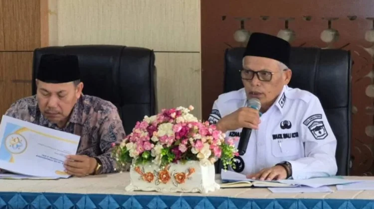 Wawako Azhar Hamzah Hadiri Rapat Monitoring dan Evaluasi Penyusunan PJPK