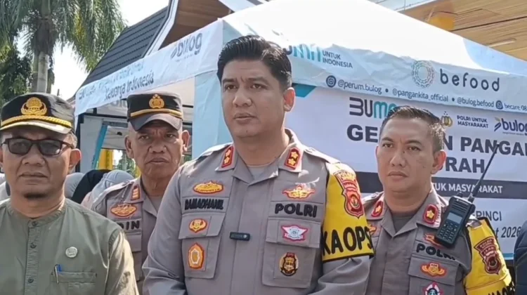 Polres Kerinci Gelar Gerakan Pangan Murah jelang Idul Fitri