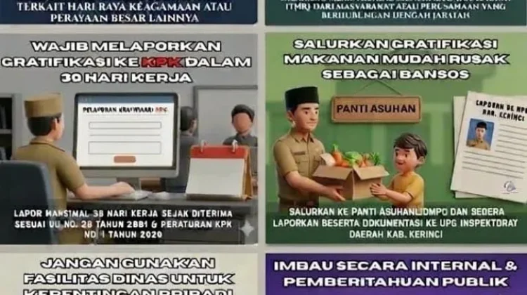 Menjelang Lebaran, Pemkab Kerinci Imbau ASN Tolak Gratifikasi