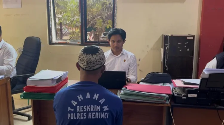 Polres Kerinci Amankan Pelaku Dugaan Kekerasan Seksual Anak