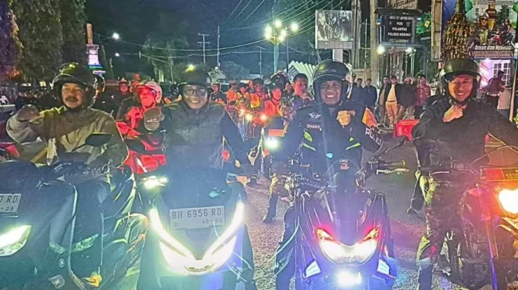 Monadi Bersama Forkopimda Patroli Amankan Malam Takbiran Kerinci