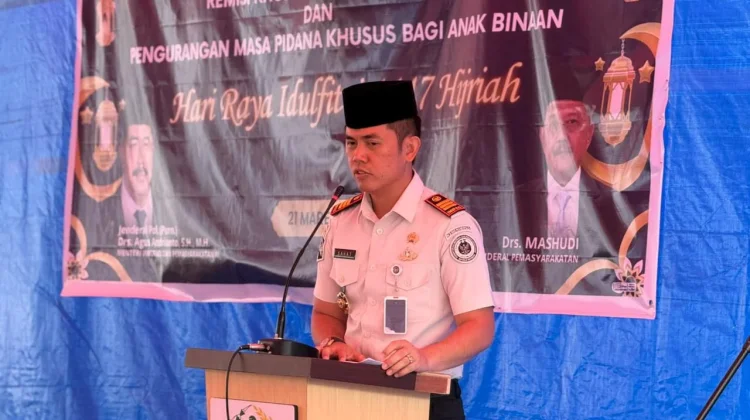 Rutan Sungai Penuh Berikan Remisi Lebaran 128 Napi