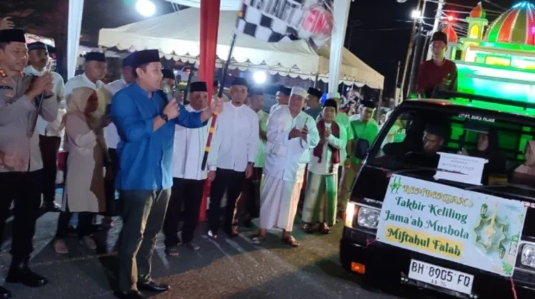 Gema Takbir di Bangko, Bupati Merangin Lepas Pawai Keliling