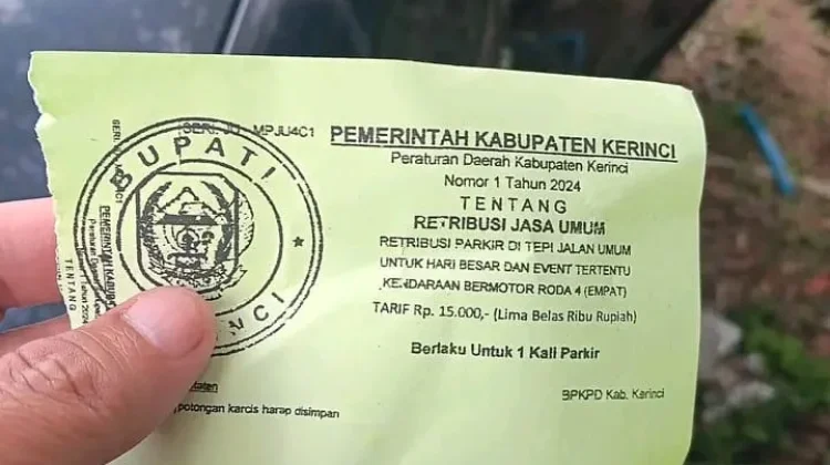Tarif Parkir Telun Berasap Disorot saat Lebaran