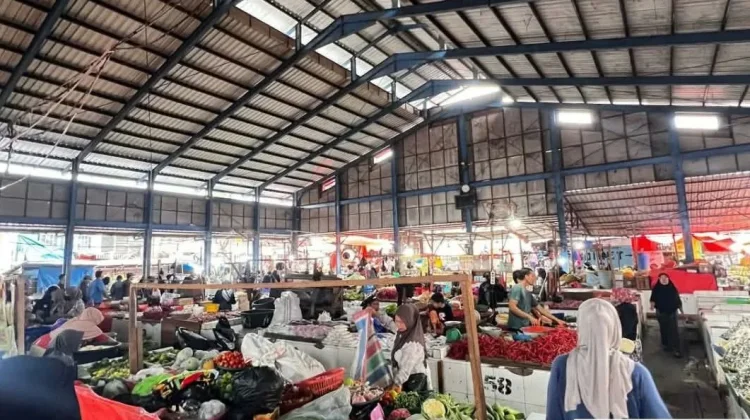 Pasar Tanjung Bajure Ditata Demi Kenyamanan Warga