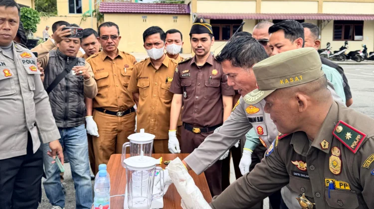 Polres Kerinci Musnahkan BB Narkotika dari 19 Kasus