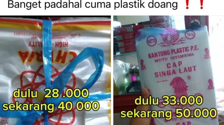 Harga Plastik Naik Drastis, Dampaknya Meluas ke Daerah