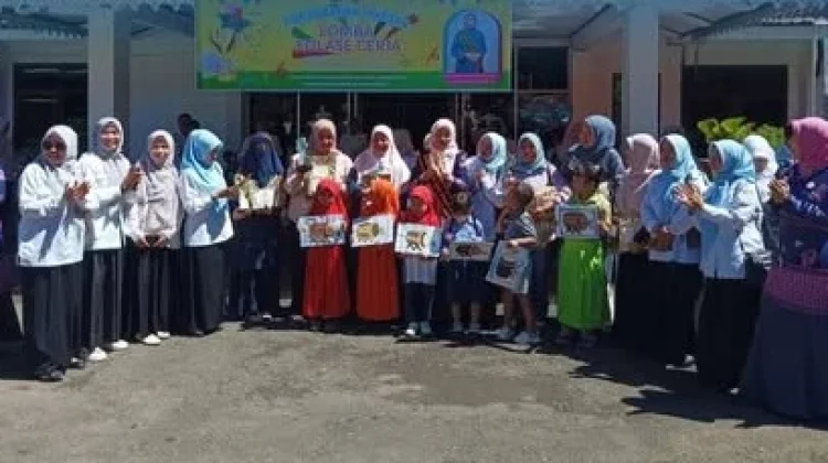Lomba Kolase Ceria Meriah, Kreativitas Anak Usia Dini Sungai Penuh Bersinar