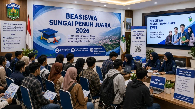 Pemkot Sungai Penuh Buka Beasiswa Juara 2026