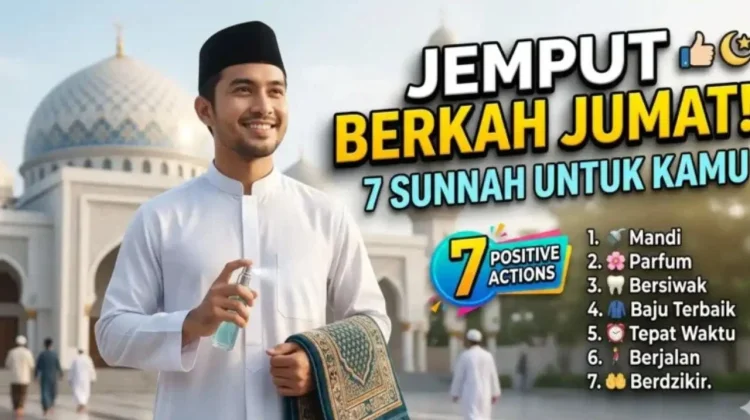 7 Amalan Sunnah sebelum Shalat Jumat agar Ibadah Lebih Berkah