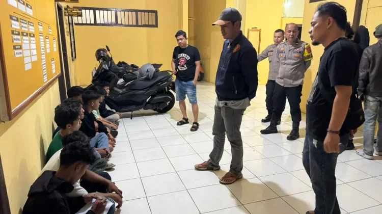 13 Pemuda Ditangkap usai Pengeroyokan di Kerinci