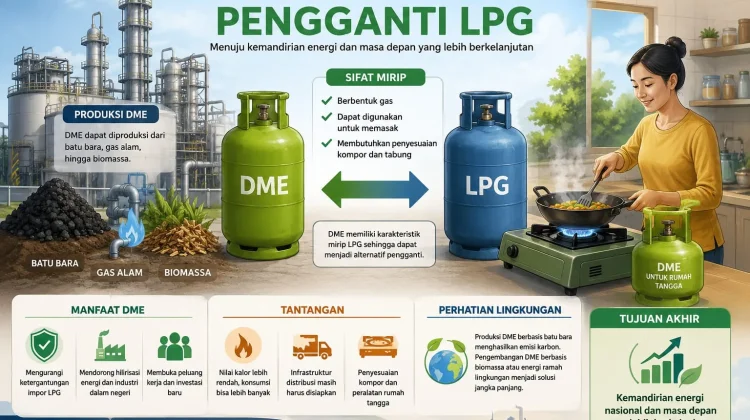 DME Digadang Jadi Pengganti LPG, Solusi Energi atau Tantangan Baru?