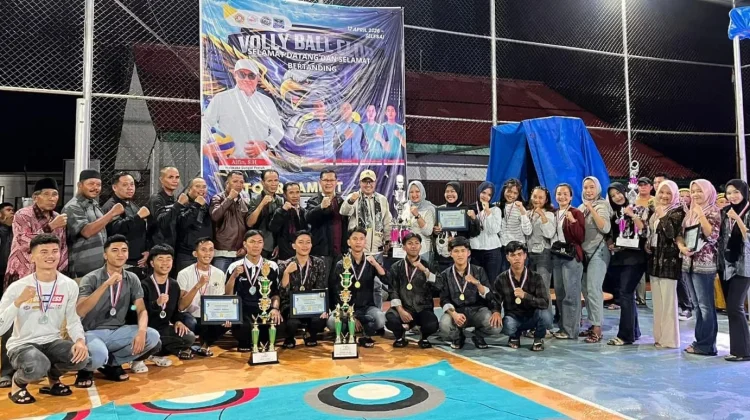 Turnamen Bola Voli Wali Kota Cup 2026, TIM Siulak Deras Mudik Kembali Sabet Juara