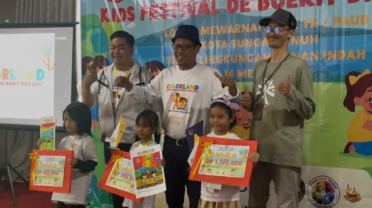 Colorland Kids Festival 2026 Meriah, Ratusan Anak TK-PAUD Ikuti Lomba Mewarnai di Bo