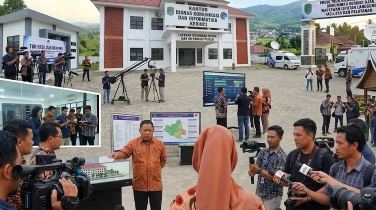 Diskominfo Kerinci Perkuat Transparansi, Media Dilibatkan Langsung di Lapangan
