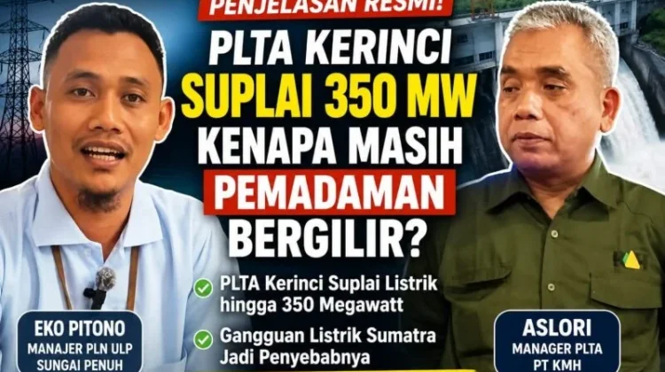 Listrik Surplus, Kerinci Tetap Alami Pemadaman Bergilir