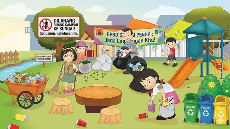 BPBD Sungai Penuh Ajak Warga Peduli Lingkungan Demi Cegah Banjir