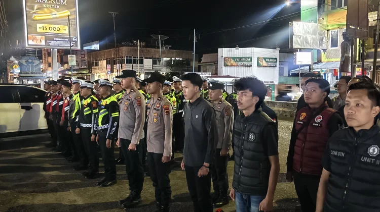 Kabag Ops Polres Kerinci Pimpin Pengamanan Malam Takbiran Idul Adha