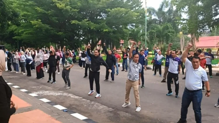 Soroti Disiplin ASN, Bupati Merangin Minta OPD yang Absen Senam Ditegur Tertulis