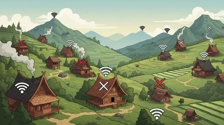 Puluhan Desa di Kerinci Masih Terisolasi Jaringan Telekomunikasi