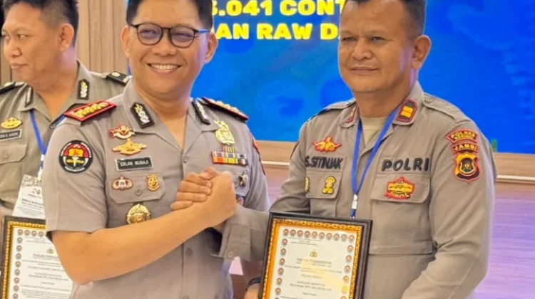 Polres Kerinci Borong Dua Penghargaan Bergengsi Rakernis Humas Polda Jambi