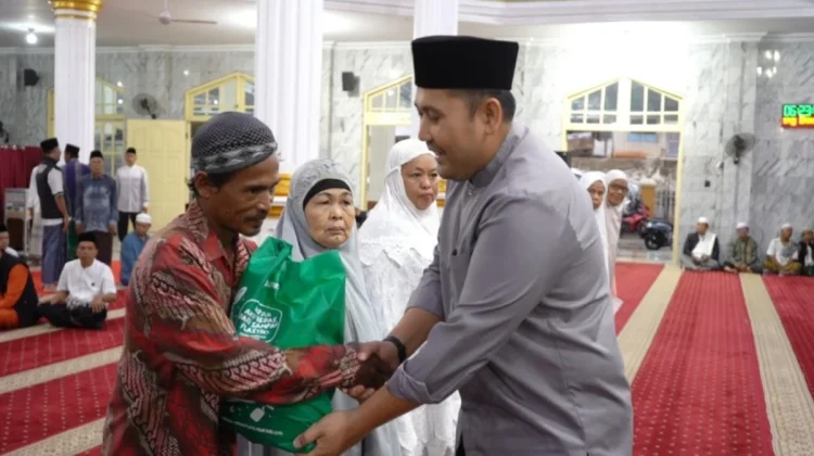Bupati Merangin Ikuti Subuh Keliling di Masjid Raya Al Istiqomah