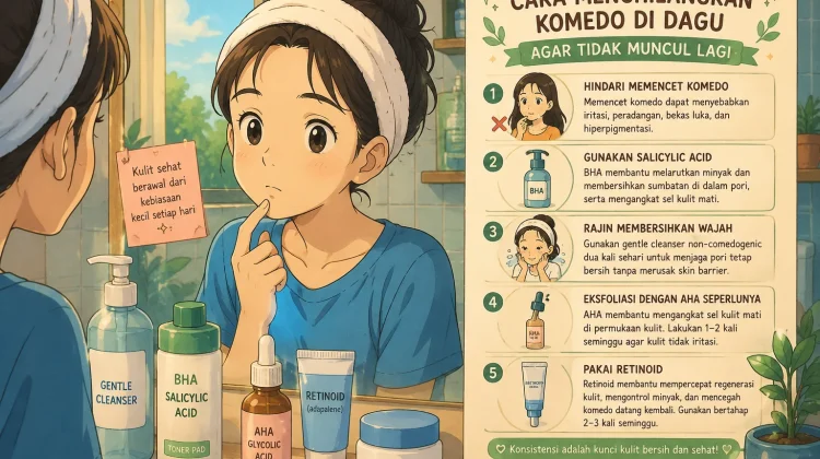 Komedo di Dagu Tak Kunjung Hilang? Ini Solusinya