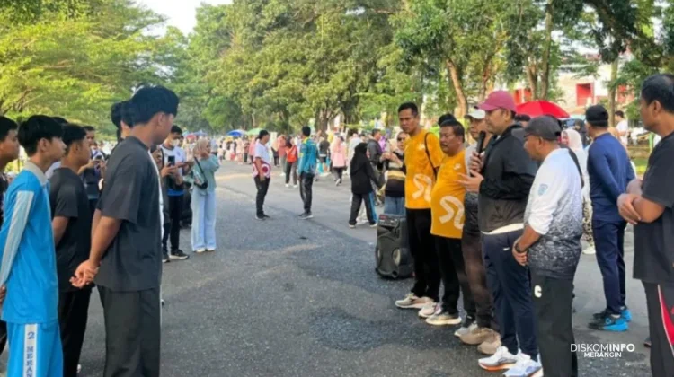 Bupati Merangin Lepas Tim Basket ke Minangkabau Cup