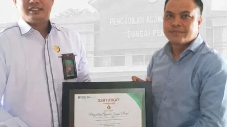 PA Sungai Penuh Terima Penghargaan Bergengsi dari BSI