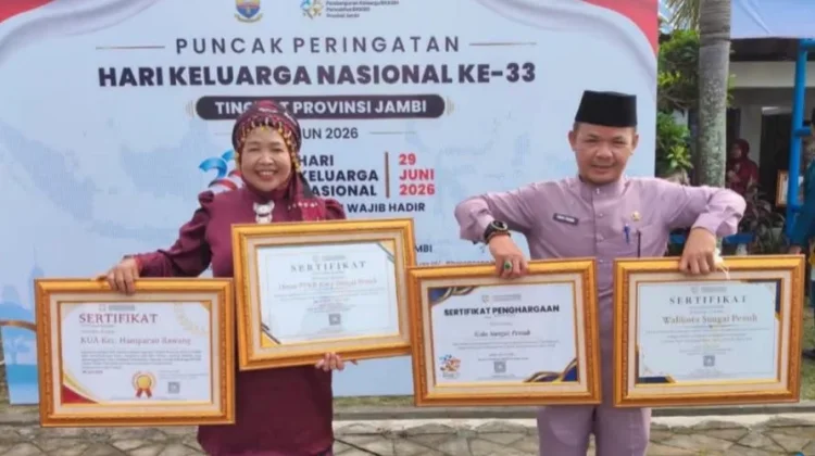 Pemkot Sungai Penuh Borong Tiga Penghargaan HARGANAS 2026