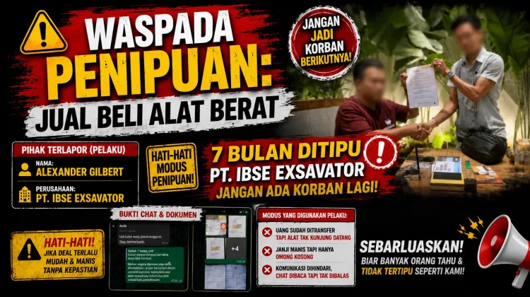 Diduga Tertipu Ekskavator, Warga Sungai Penuh Tempuh Jalur Hukum