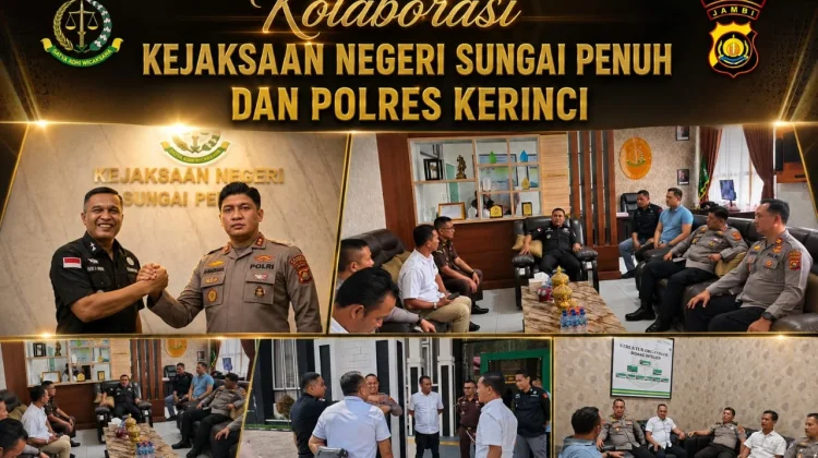 Polres Kerinci Perkuat Sinergi Penegakan Hukum Bersama Kejaksaan Negeri