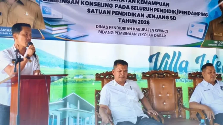 Disdik Kerinci Tingkatkan Kompetensi Guru SD melalui Bimtek Bimbingan Konseling