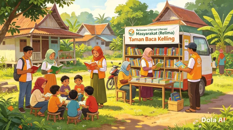 Relima Sungai Penuh Luncurkan "Taman Baca Keliling", Jangkau Warga