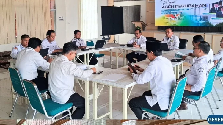 Bangun Birokrasi Bersih, Kemenag Kerinci Optimalkan Peran Agen Perubahan