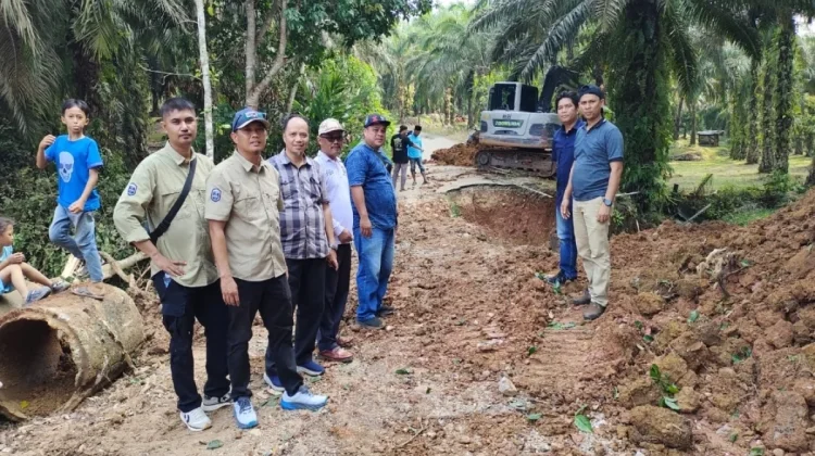 Jalan Utama Desa Rejo Sari Dibangun Box Culvert, Warga Tabir Ilir Sambut Antusias