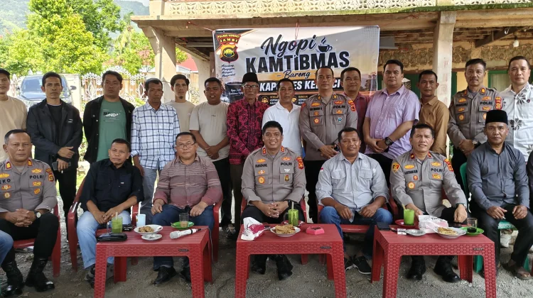 Kapolres Kerinci Serap Aspirasi Warga lewat Ngopi Kamtibmas Humanis