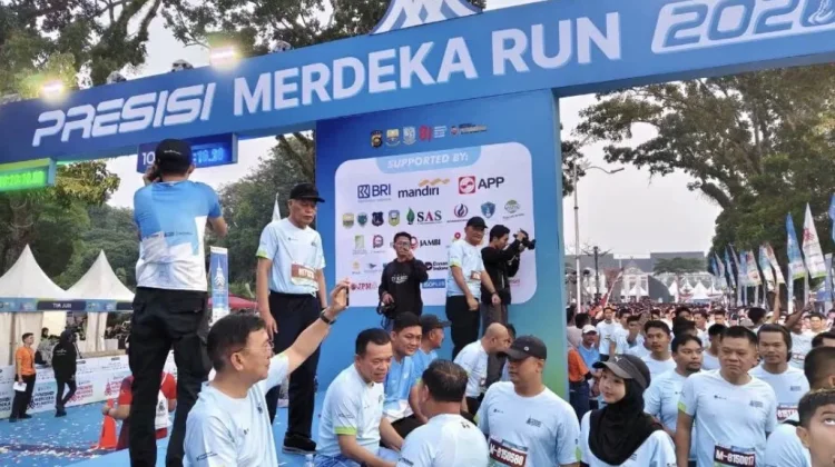 Wawako Azhar Hamzah Hadiri Presisi Merdeka Run 2026 di Jambi