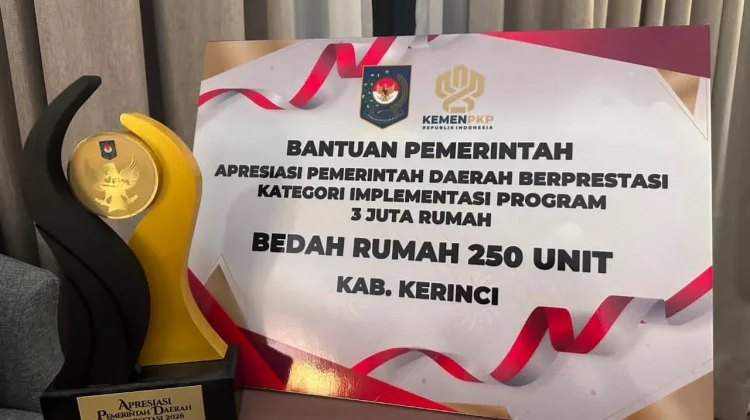 Kerinci Masuk Dua Besar Program 3 Juta Rumah, Dapat 250 Unit Bedah Rumah