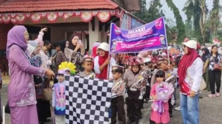 Semarak HAN ke-41 di Merangin, Ratusan Anak TK Pamerkan Cita-Cita