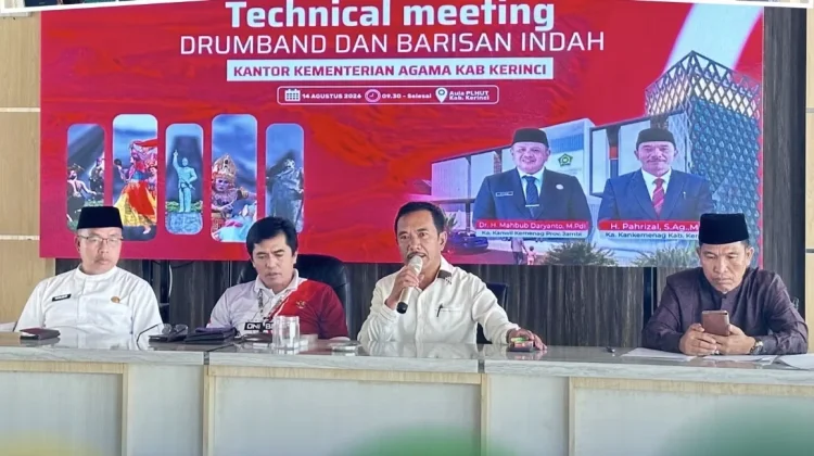 Kemenag Kerinci Matangkan Persiapan Semarak HUT ke-81 RI