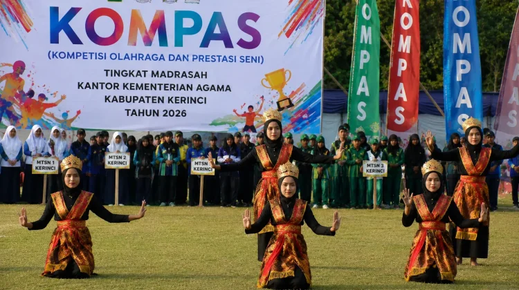 KOMPAS Jadi Panggung Talenta Madrasah, MTsN 1 Kerinci Targetkan Prestasi Terbaik