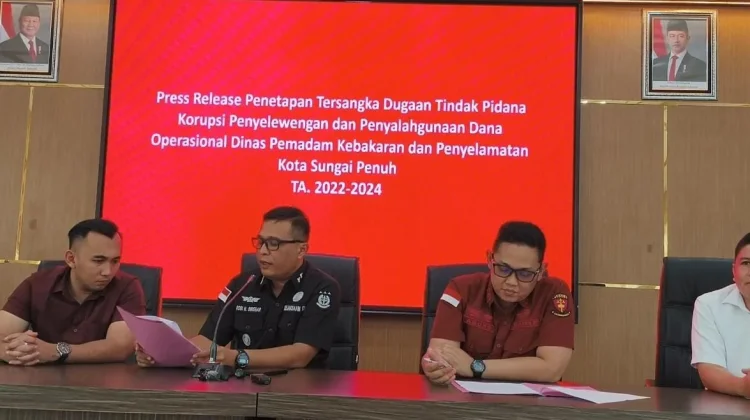 Kejari Sungai Penuh Tetapkan Dua Tersangka Korupsi Damkar