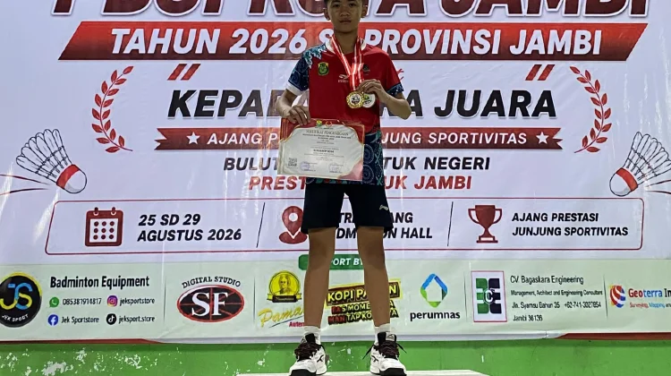 Siswa SMPN 13 Kerinci Borong Dua Gelar di Jambi Open 2026