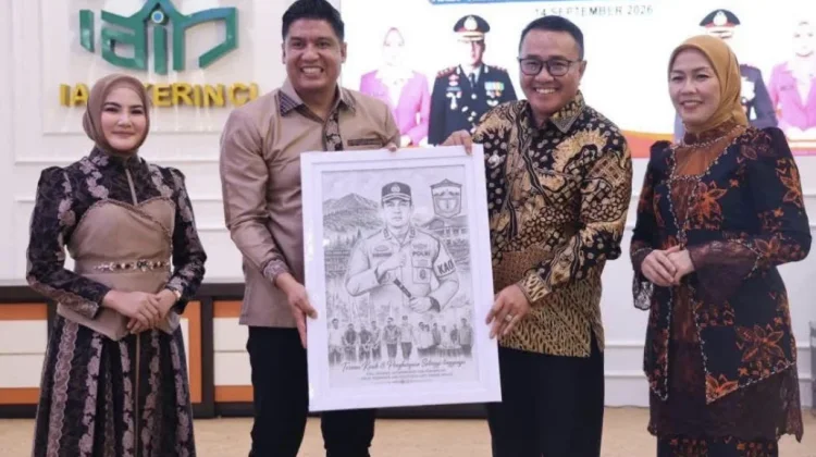 Gelar Lepas Sambut Kapolres Kerinci, Wako Alfin Apresiasi Dedikasi dan Pengabdian