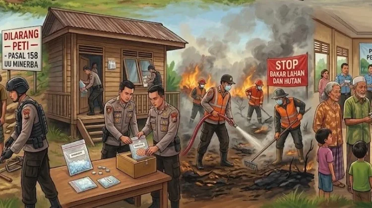 Tipidter Polres Merangin Tangani 22 Kasus, PETI dan Karhutla Jadi Perhatian